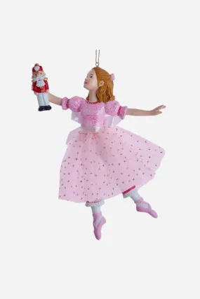 Kurt S. Adler Pink Clara Ballerina Ornament