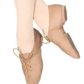 Leo Ladies’ Tan Lace-Up Jazz Boot