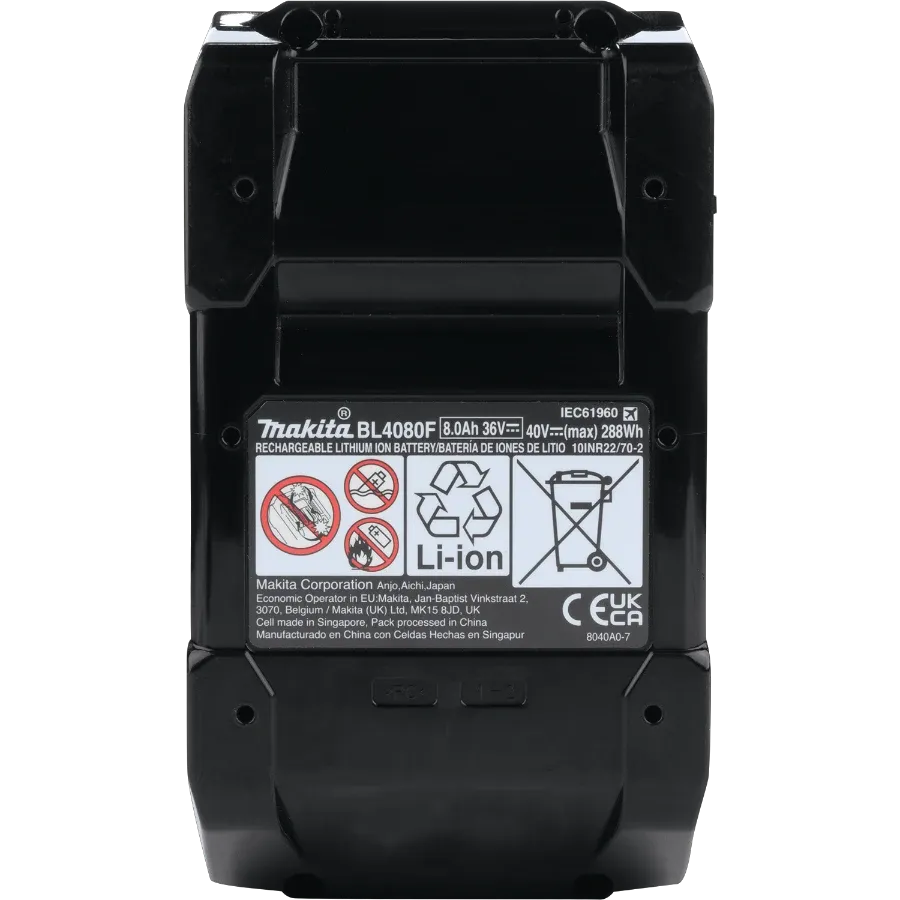 Makita BL4080F 40V max XGT® 8.0Ah Battery