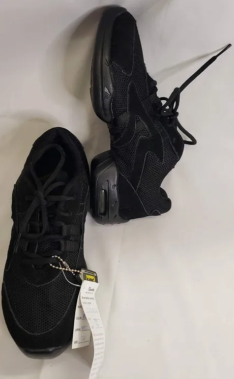 Maura -- Split Sole Dancesneaker -- Black