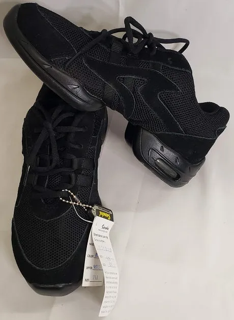 Maura -- Split Sole Dancesneaker -- Black