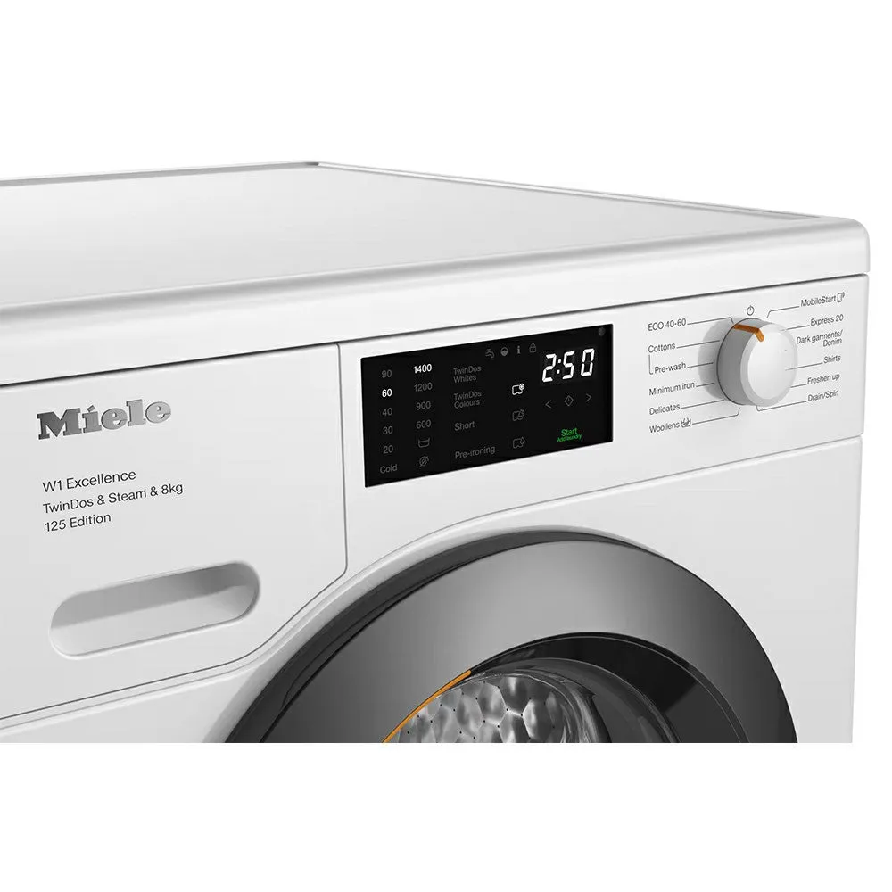 Miele 8KG 1400RPM Freestanding Washing Machine - Lotus White | WEB865