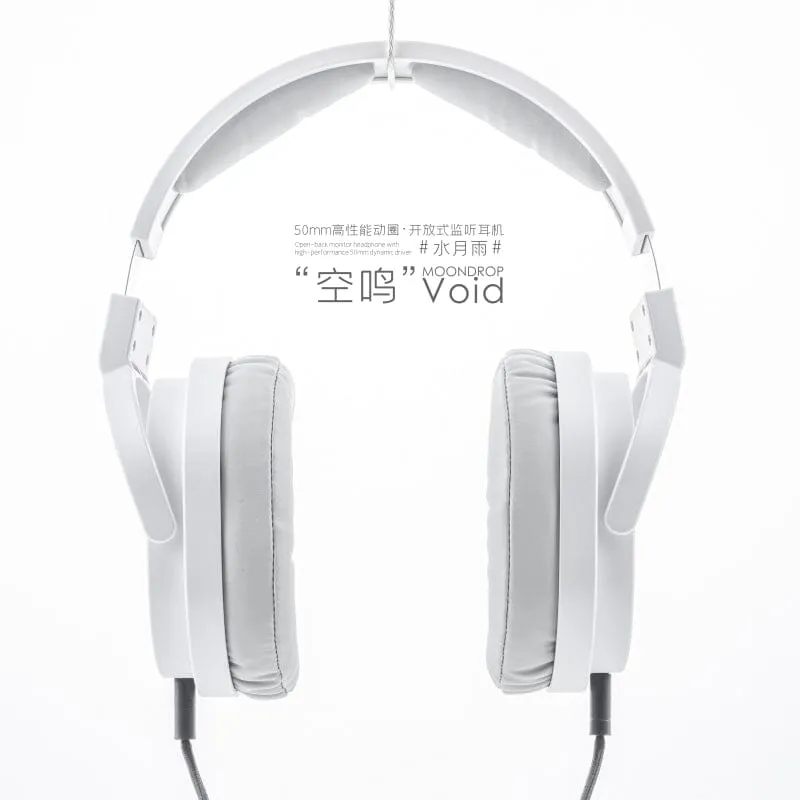 Moondrop Void 50mm High-Performance Dynamic Driver Open-Back Monitors Headphone