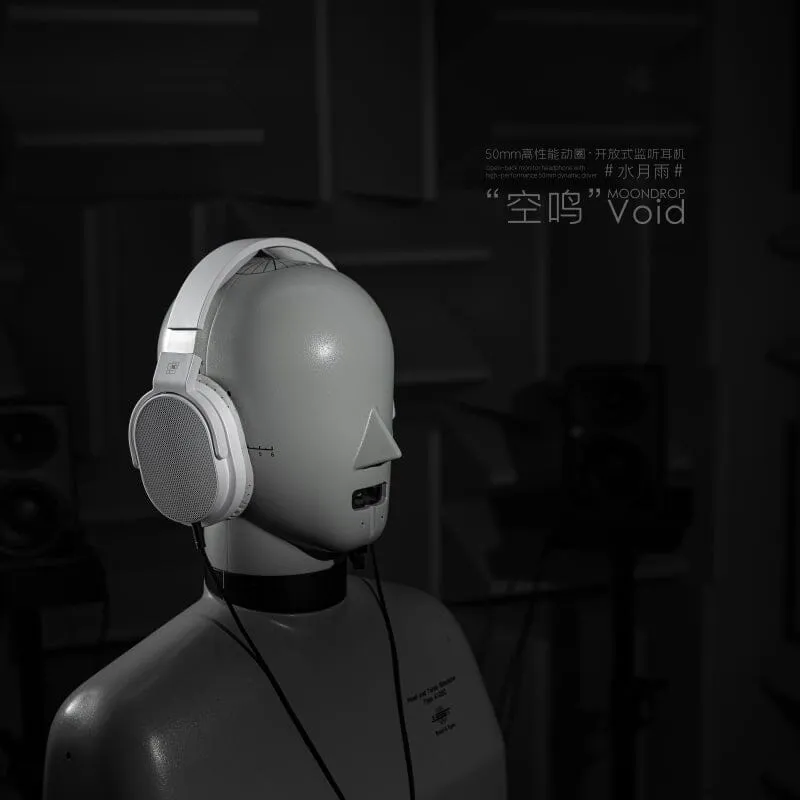Moondrop Void 50mm High-Performance Dynamic Driver Open-Back Monitors Headphone