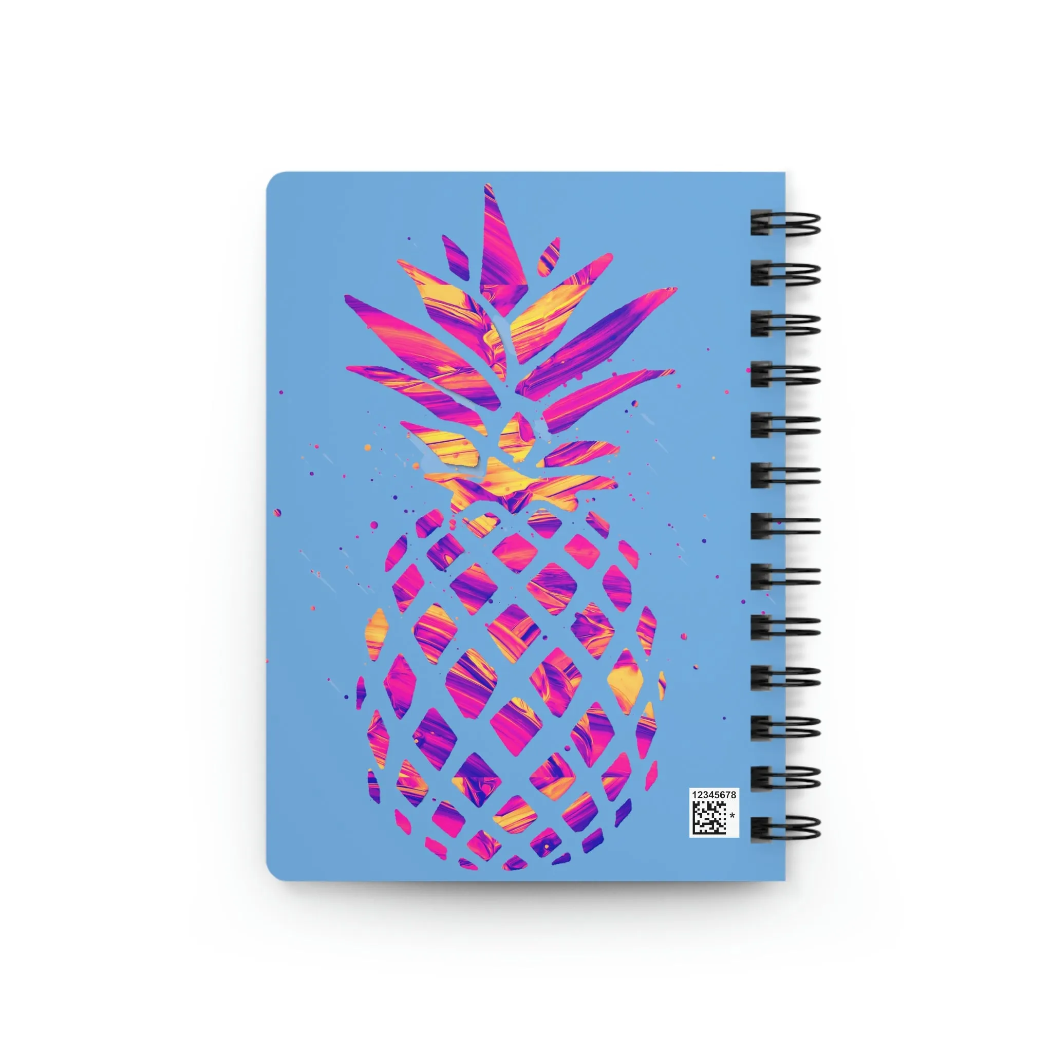 Multicolor Pineapple Spiral Bound Journal