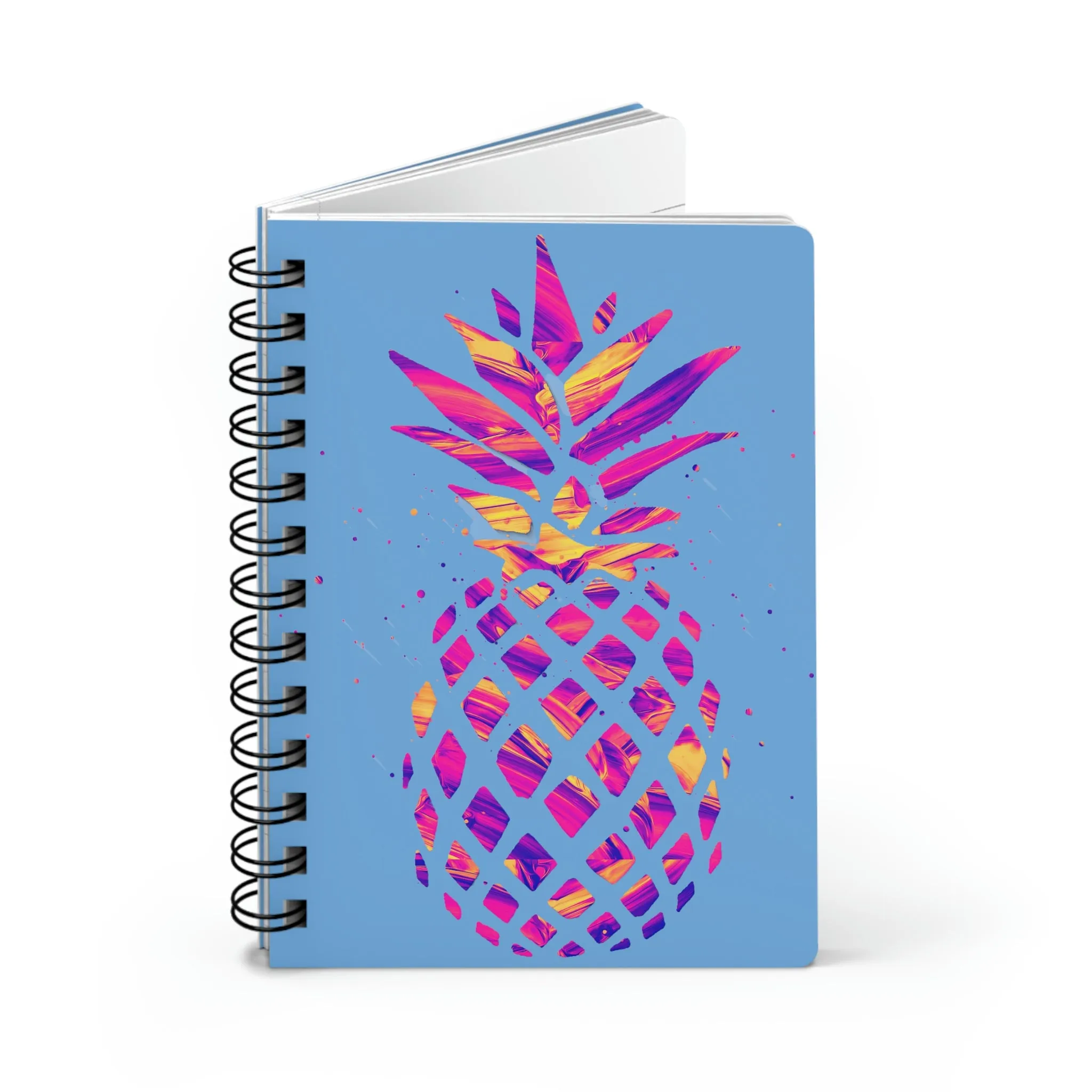 Multicolor Pineapple Spiral Bound Journal