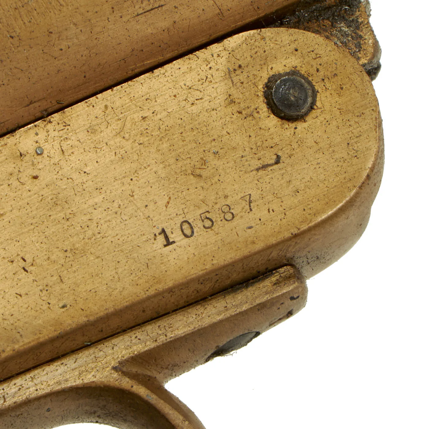 Original British Pre-WWII Schermuly Pistol Rocket Apparatus Rescue Line Thrower Set in Case - Serial No 10587