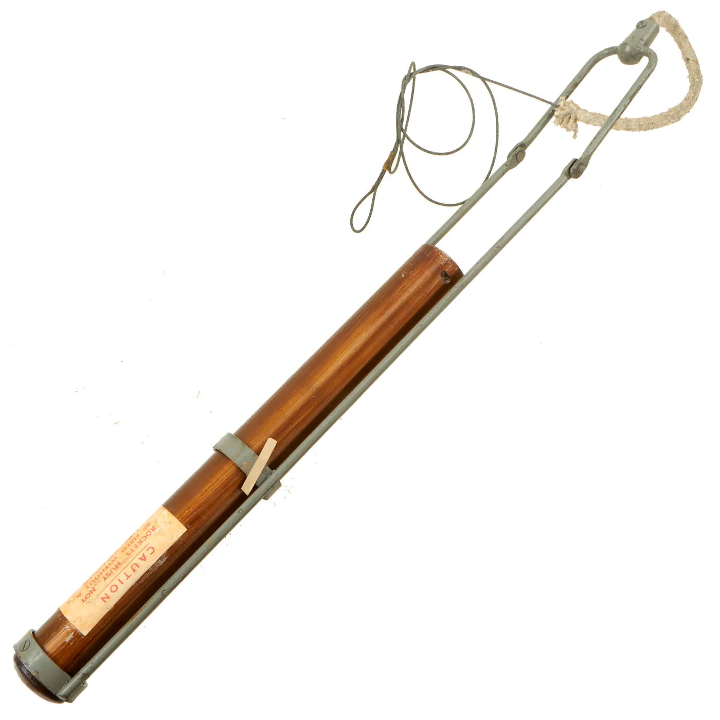 Original British Pre-WWII Schermuly Pistol Rocket Apparatus Rescue Line Thrower Set in Case - Serial No 10587