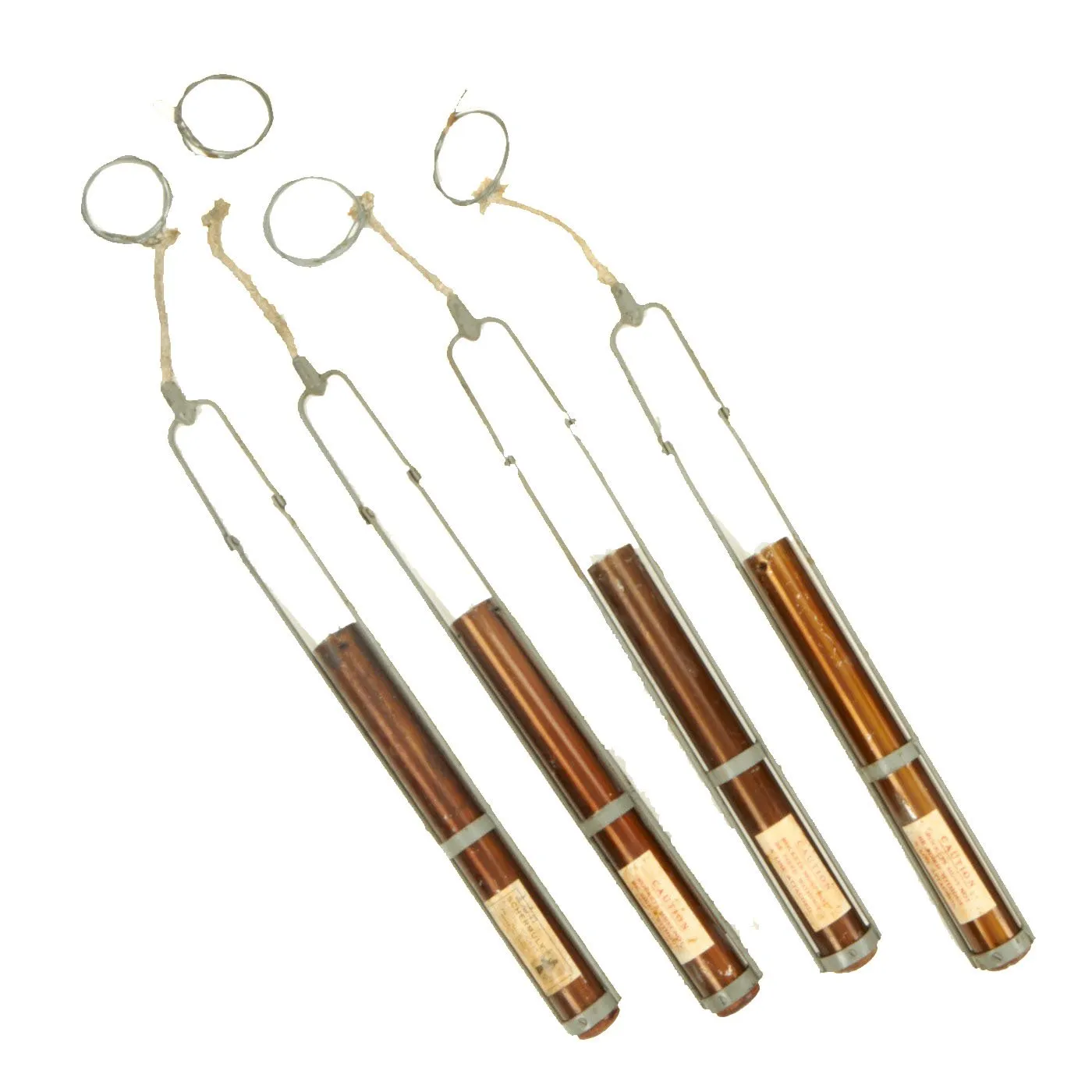Original British Pre-WWII Schermuly Pistol Rocket Apparatus Rescue Line Thrower Set in Case - Serial No 60510
