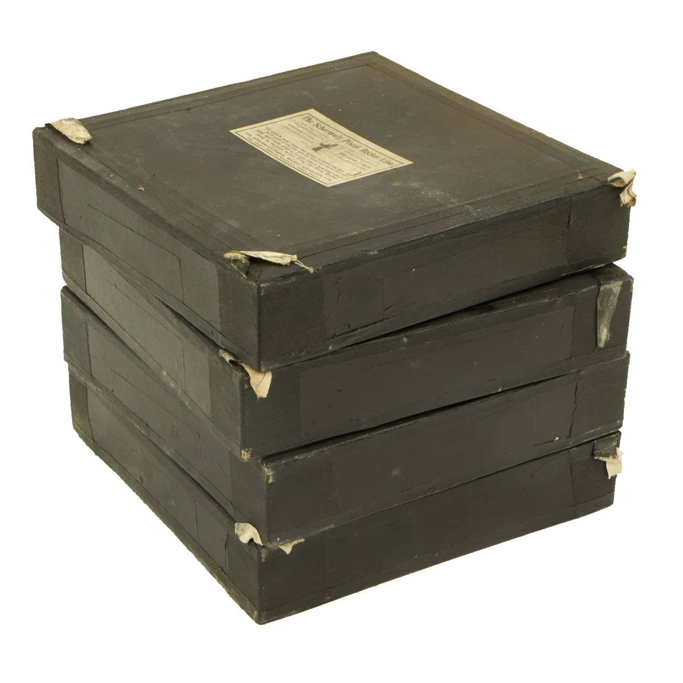 Original British Pre-WWII Schermuly Pistol Rocket Apparatus Rescue Line Thrower Set in Case - Serial No 60510
