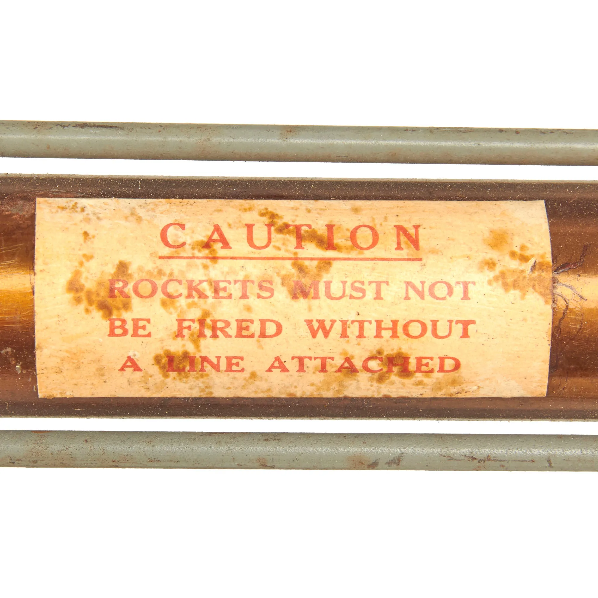 Original British Pre-WWII Schermuly Pistol Rocket Apparatus Rescue Line Thrower Set in Case - Serial No 65213