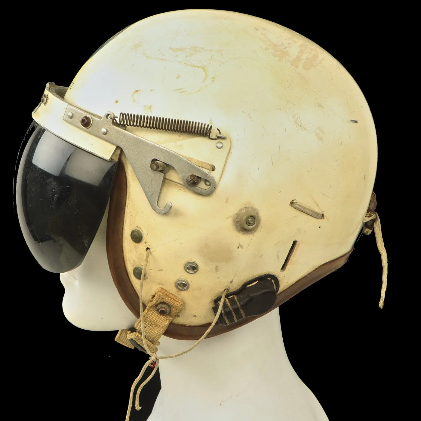 Original Cold War U.S. Air Force P-4A Flight Helmet with Tint Visor