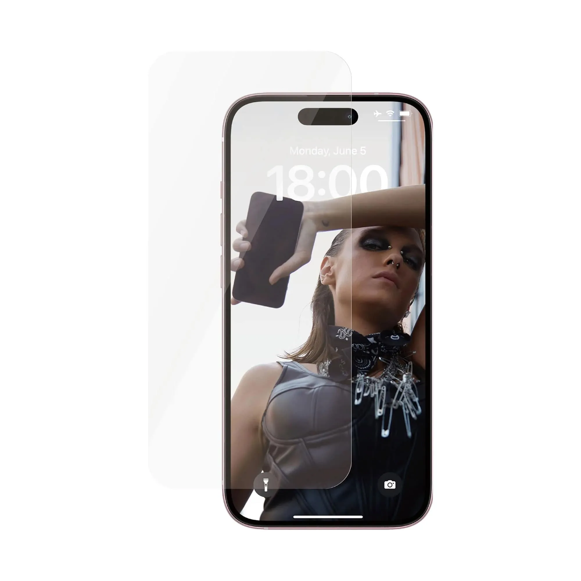 PanzerGlass SAFE Glass Screen Protector for iPhone 15