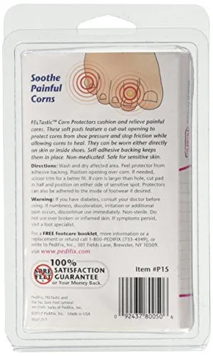 Pedifix Felt Corn Protectors - 10 count