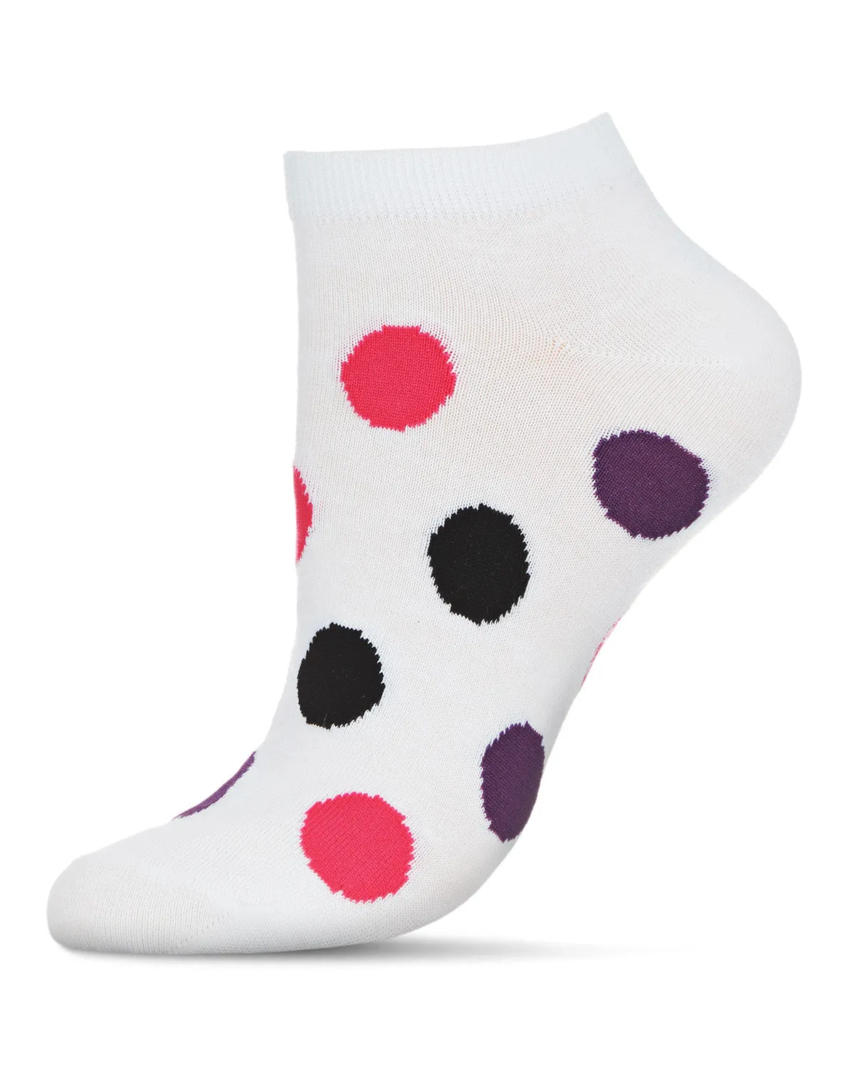 Polka Dance Soft-Fit Cotton-Rich Low Cut Women's Socks