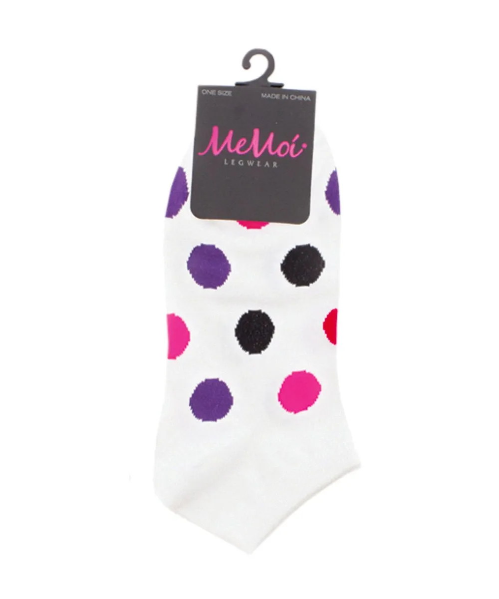 Polka Dance Soft-Fit Cotton-Rich Low Cut Women's Socks