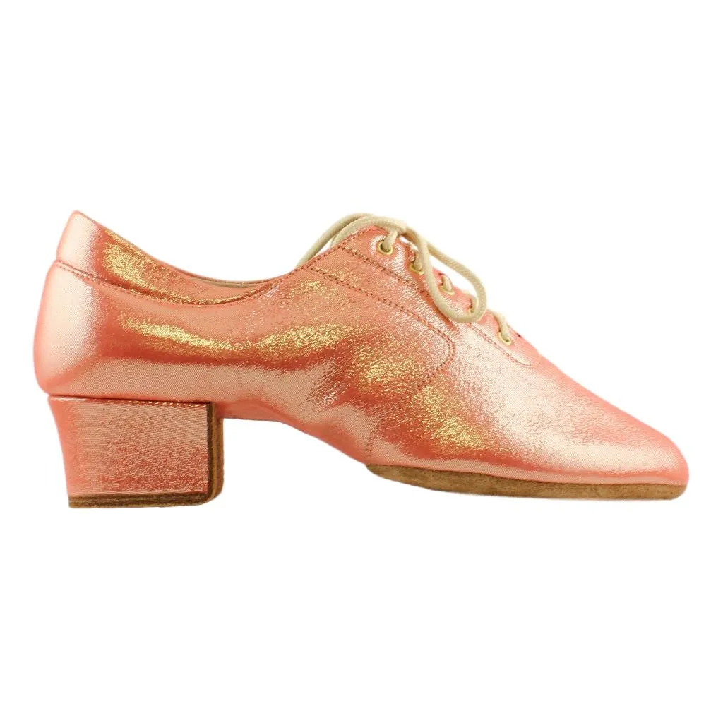 Practice Dance Shoes, 1205 Flexi, Leather Coral, Brown Sole