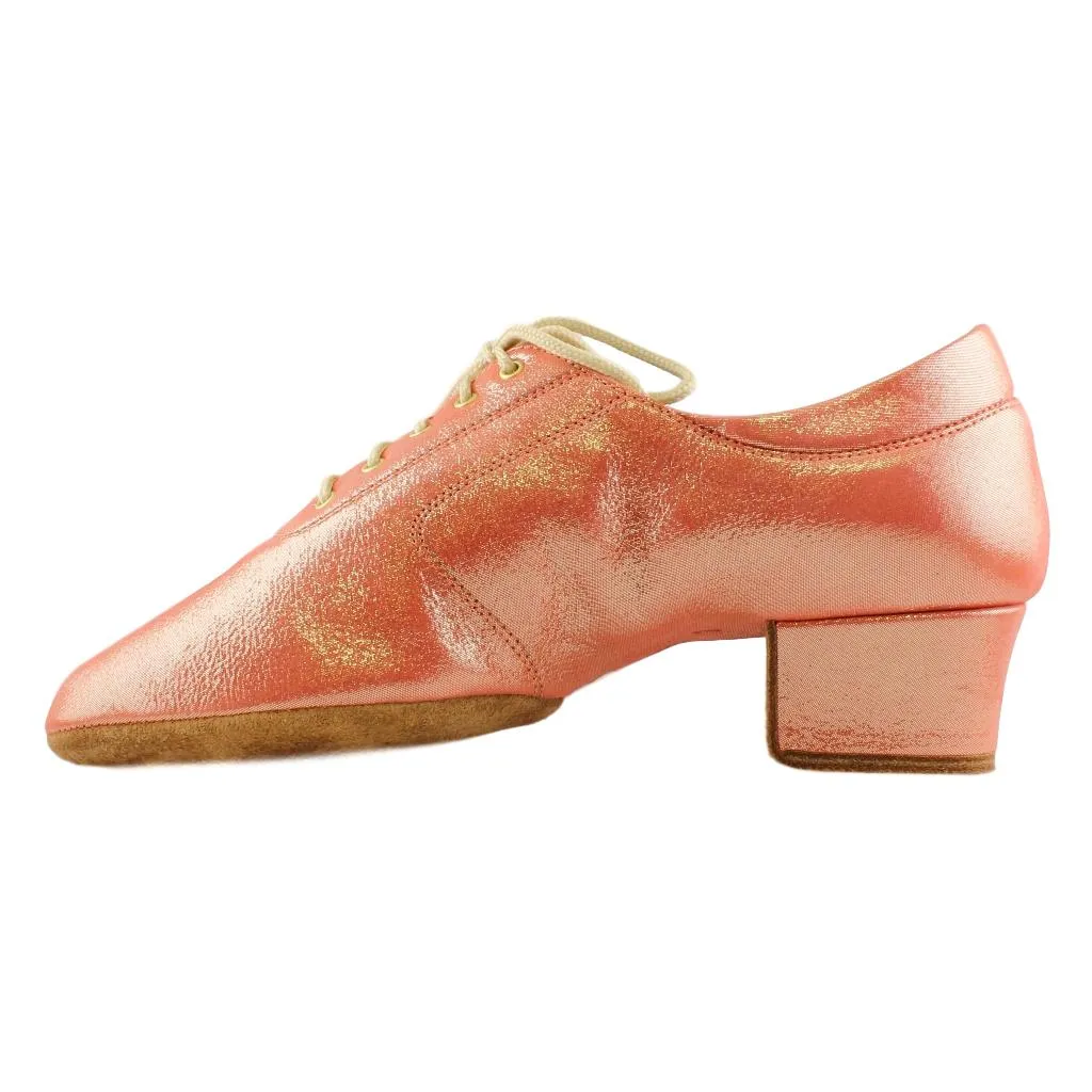 Practice Dance Shoes, 1205 Flexi, Leather Coral, Brown Sole
