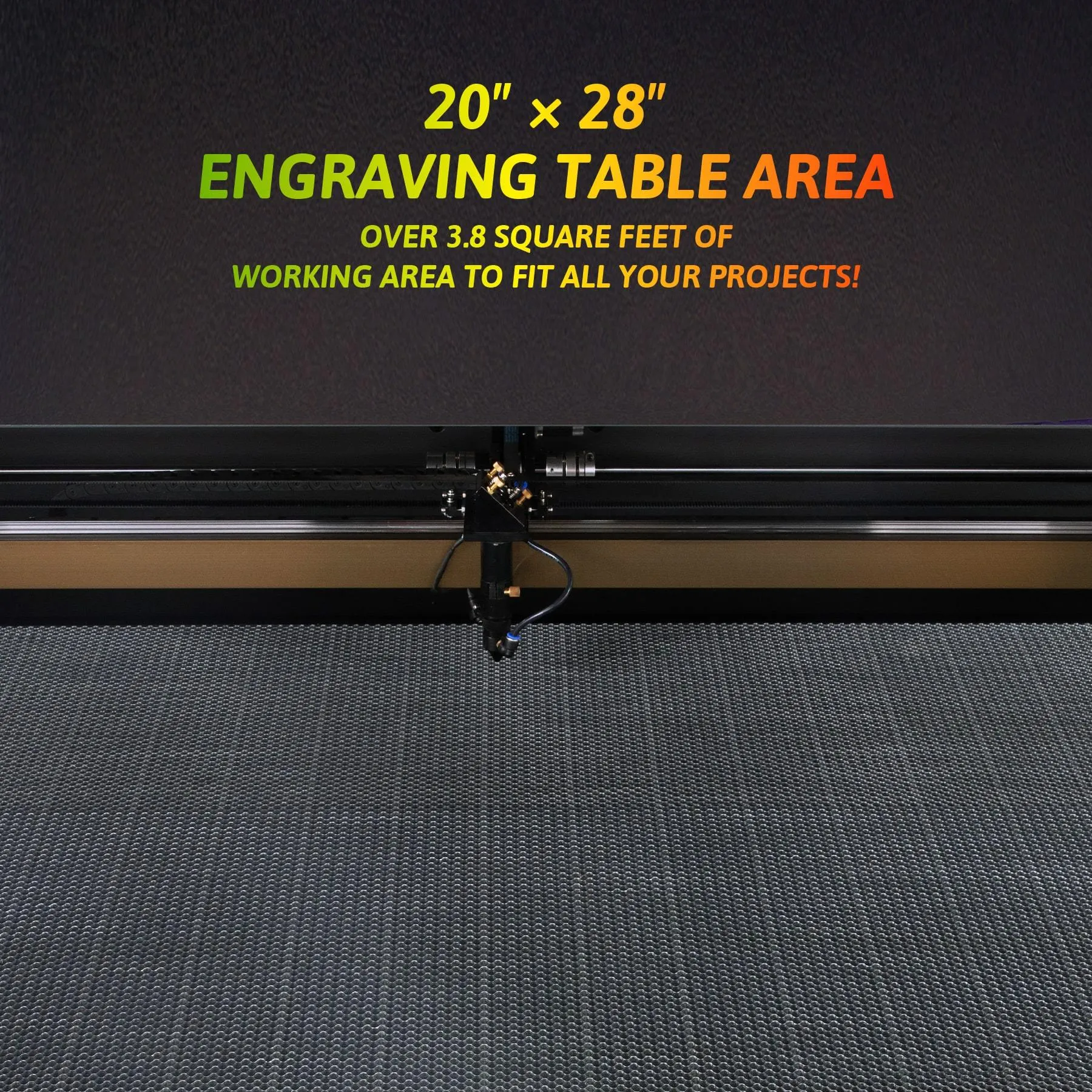 Pre-Owned MF2028-80 - 80W CO2 Laser Engraver Cutting Machine with 20" x 28" Working Area