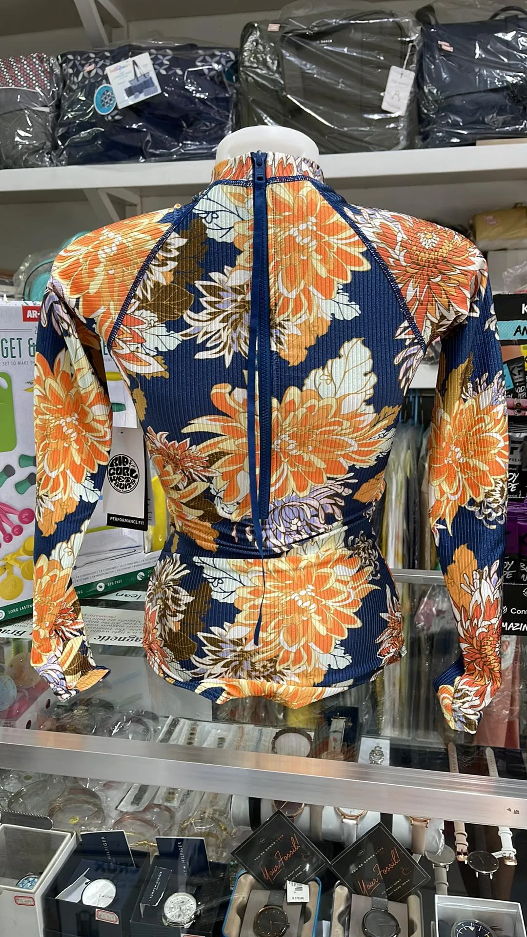 Rip Curl G Bomb Long Sleeve Bzip UV Surfsuit - Size 8