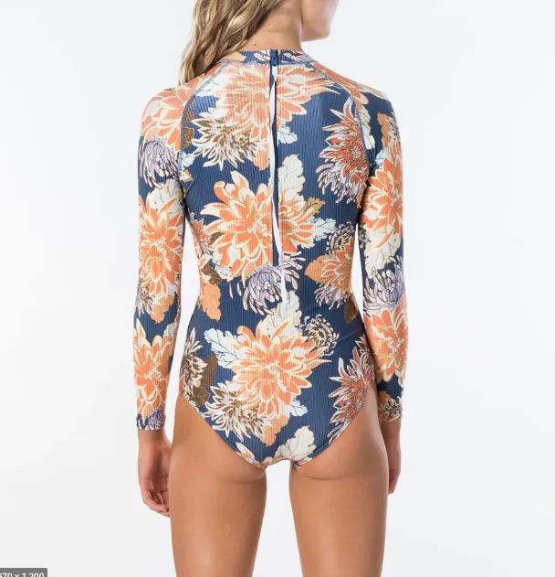 Rip Curl G Bomb Long Sleeve Bzip UV Surfsuit - Size 8