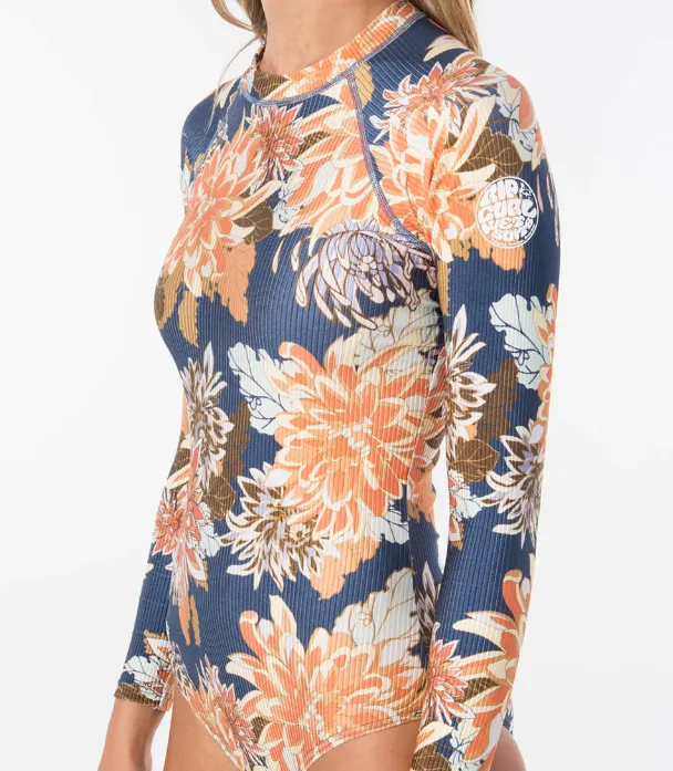 Rip Curl G Bomb Long Sleeve Bzip UV Surfsuit - Size 8