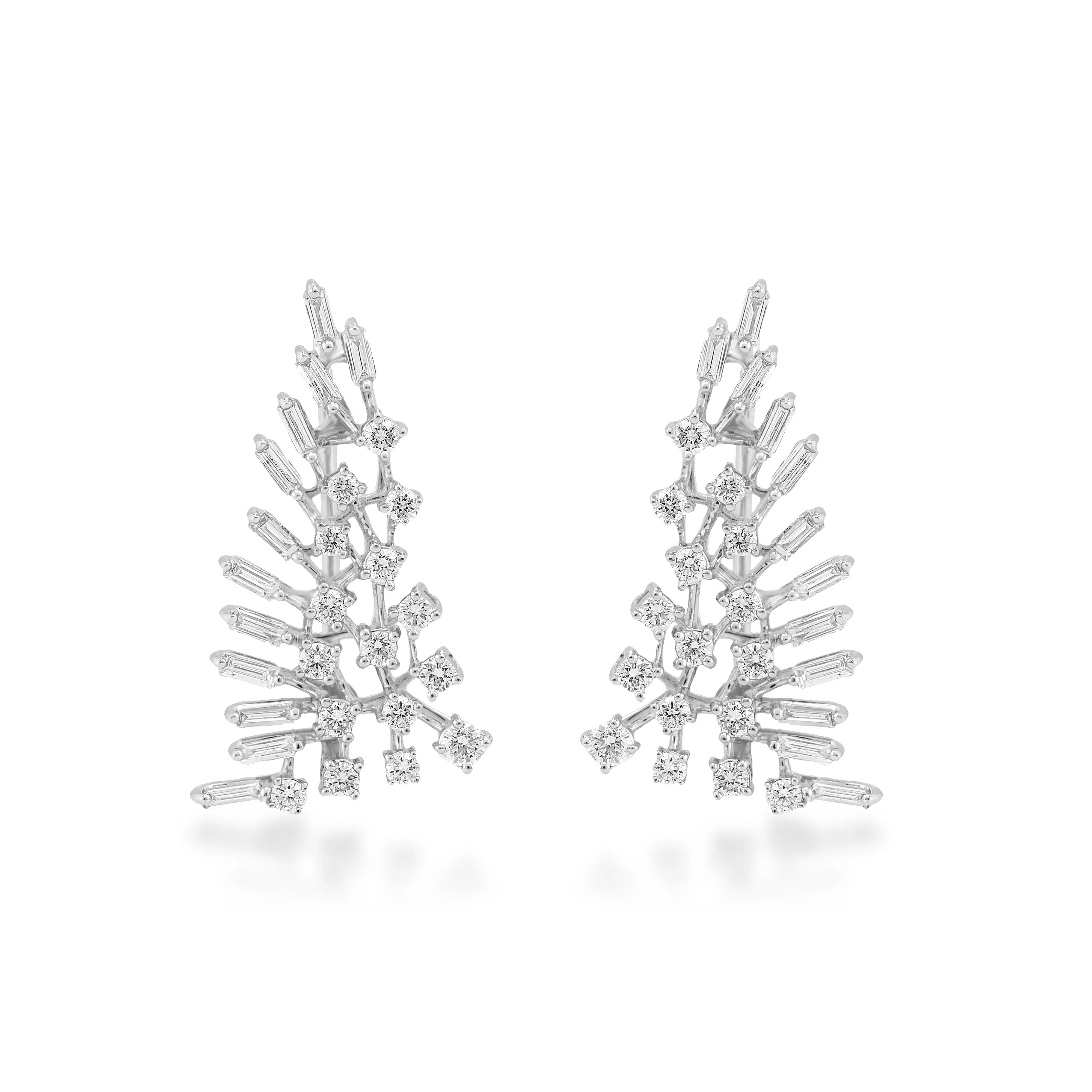Scatter Waltz Harp Diamond Earrings