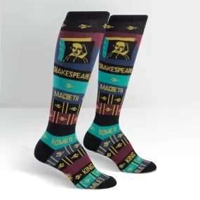 Shakespeare Taming Of The Shoe Knee High Socks (Women's)