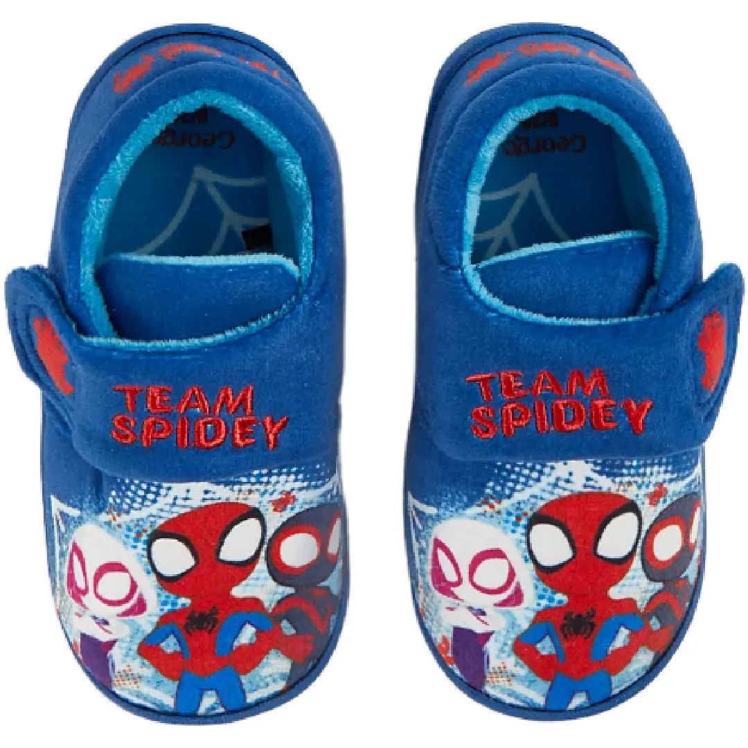 SPIDERMAN Blue Slippers