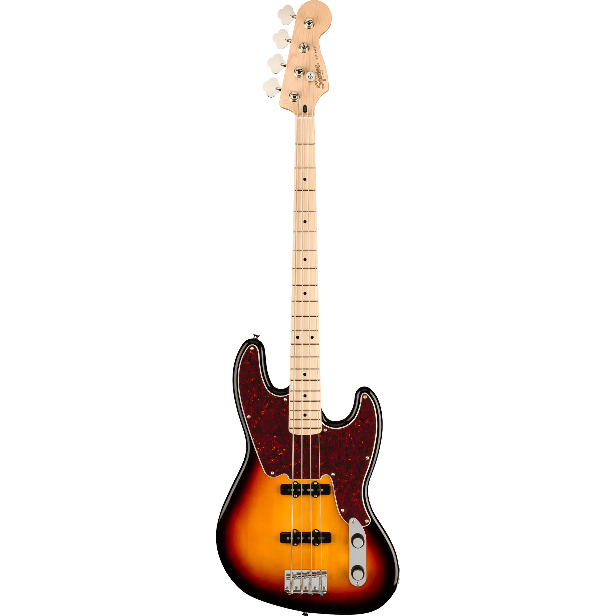 Squier Paranormal Jazz Bass '54, Maple, Tortoiseshell Pickguard, 3-Color Sunburst