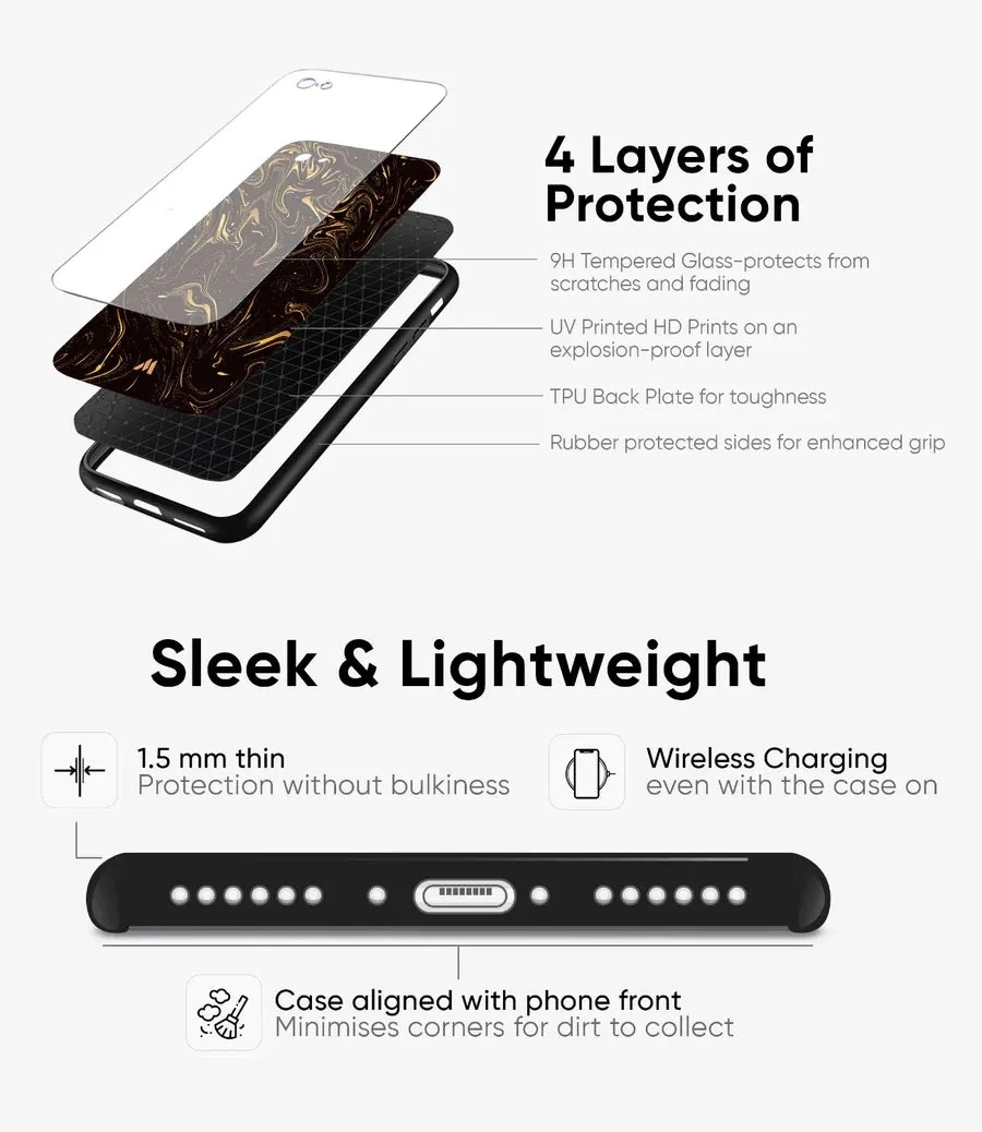 Travis Scott & Sukuna Anime Glass Phone Case Cover