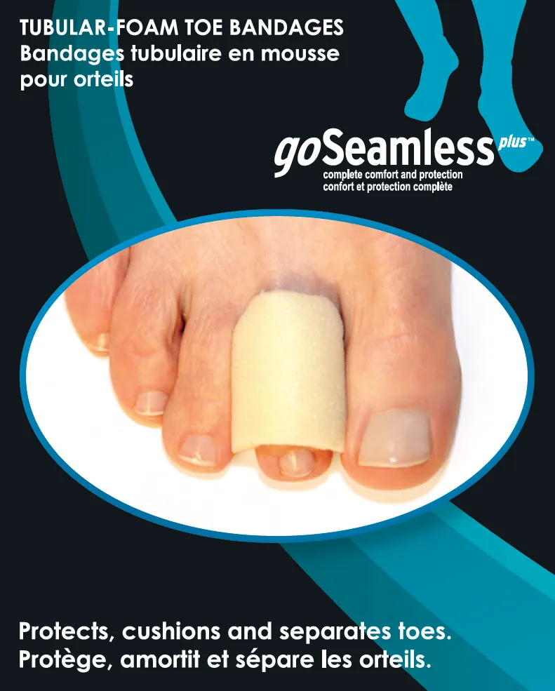 Tubular-Foam Toe Bandages