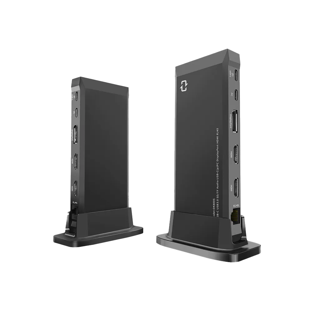 UExtend - Docking Station USB C Hub Dual HDMI Adapter Compatible for 3 Monitors