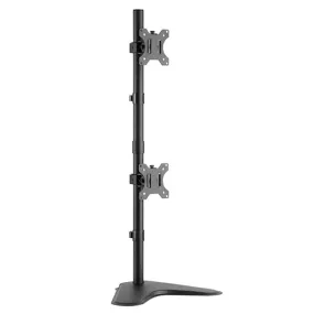 Vertical Dual-Monitor Steel Articulating Desktop Stand - SH 120T02V (Fits Most 13" ~ 32")