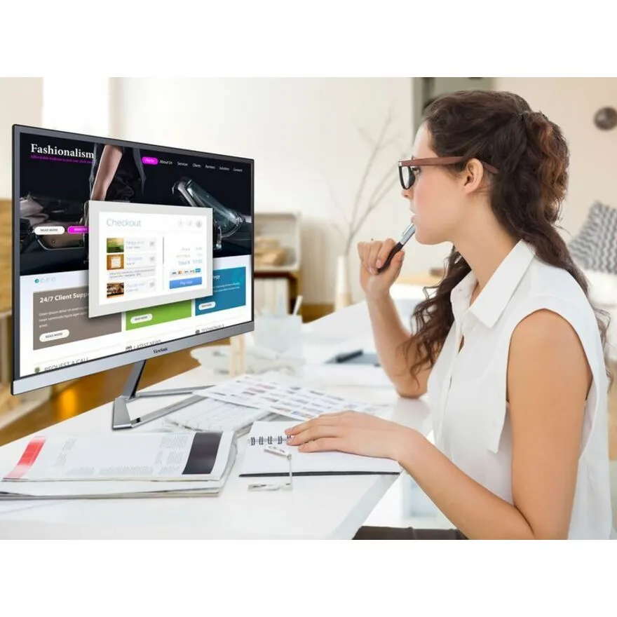 ViewSonic 27" Full HD Frameless Widescreen LED Monitor