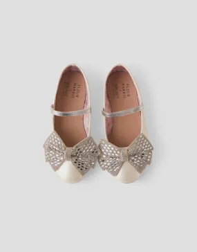 WALNUT MELBOURNE DAZZLE BALLET FLAT