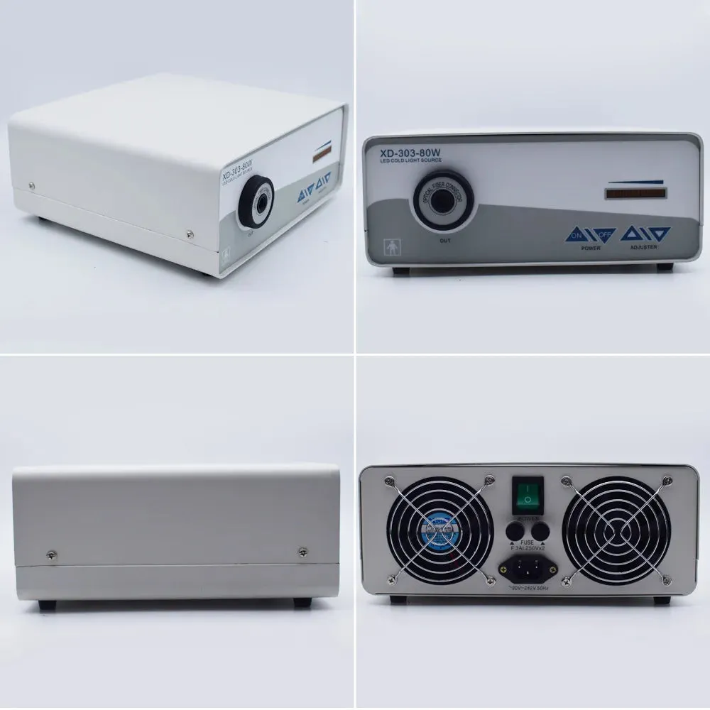 XD-303-80W 80W LED High Brightness Fiber Optic Endoscope Microscope High Power LED Medical Cold Light Source